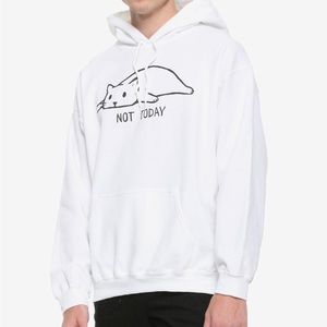Not today cat sweatshirt